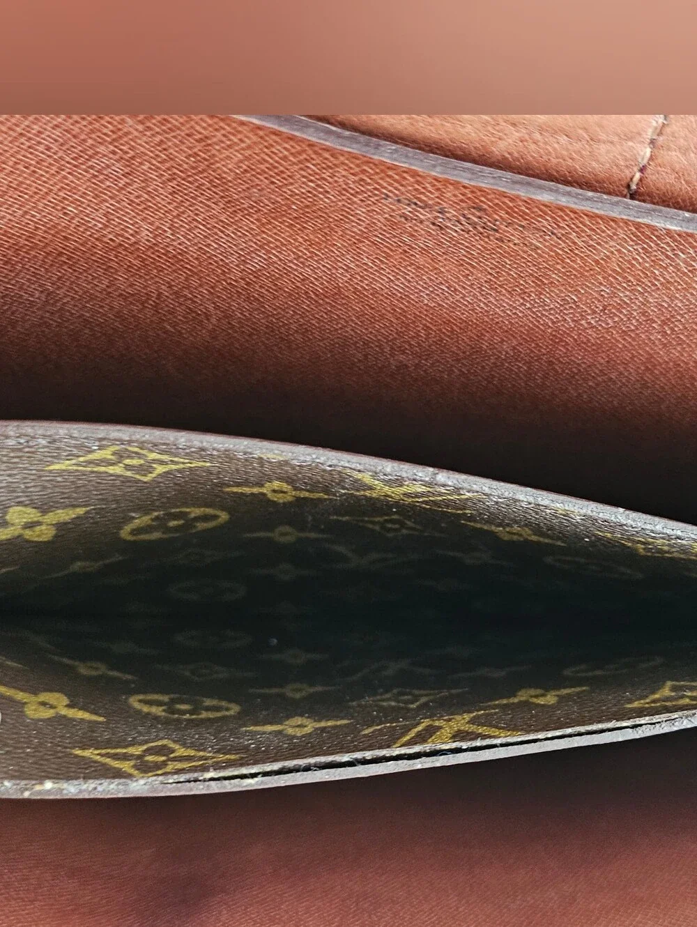 Louis Vuitton Vintage Monogram Lena Portfolio Clutch / Documents Laptop Bag